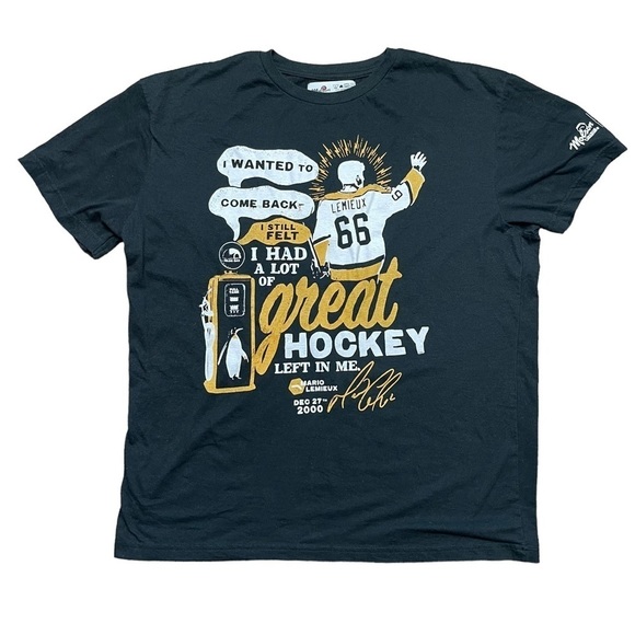 Mario Lemieux Molson Canadian Hockey T-shirt - Picture 1 of 4